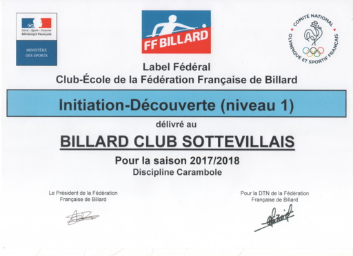 Site officiel de la Fédération française de billard